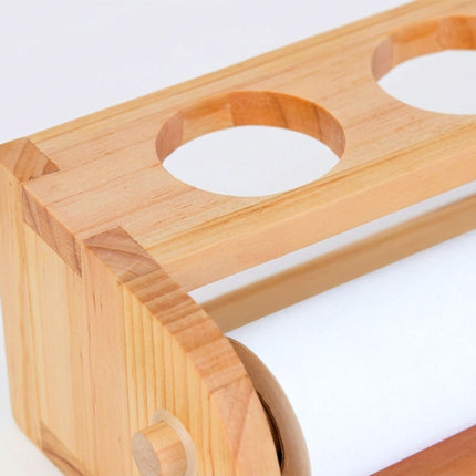 Children's Art Station with 3 Paper Rolls, Pine Wood