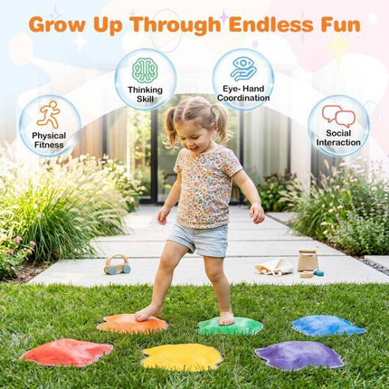 Children's Balancing Stones Set, Non-Slip, Stackable, 6-Piece