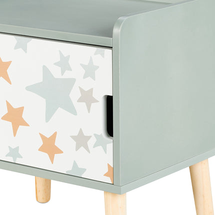 Children's Bedside Table with Storage Cupboard