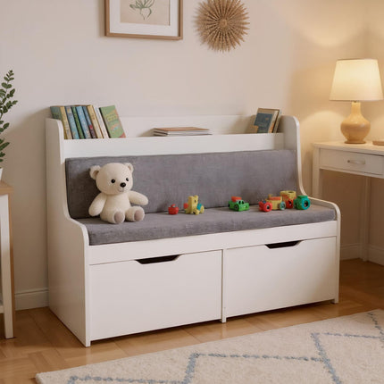 Children's Bench with Storage, 2 Drawers