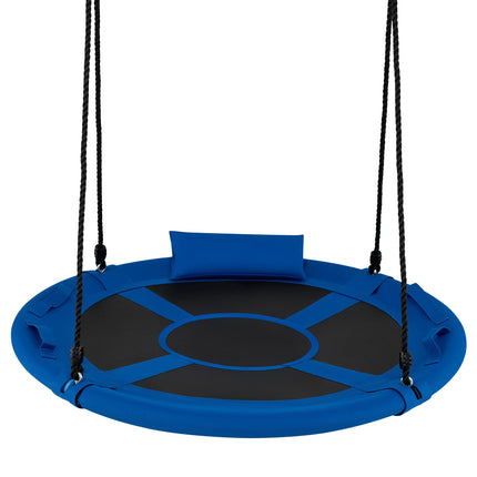 Children's Blue Nest Swing, 100 cm with Cushion & Handles
