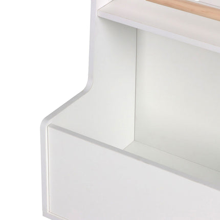 Children's Book & Toy Storage Unit – 2 Shelves, Large Compartment