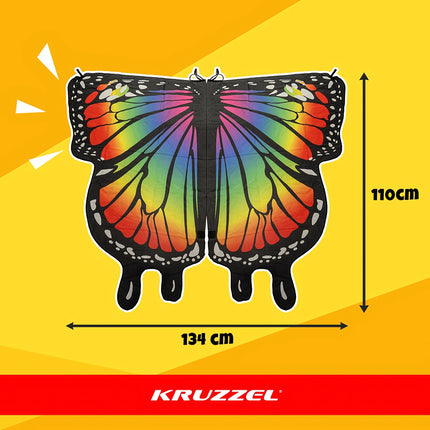 Children's Butterfly Costume Set with Wings & Mask
