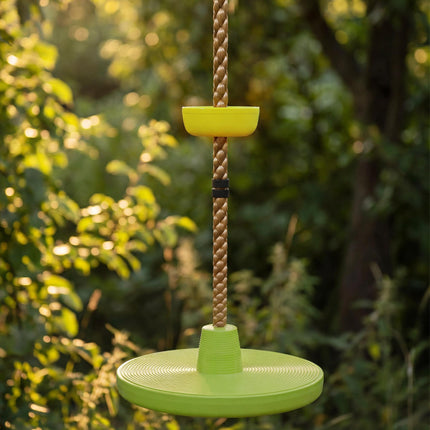 Children's Climbing Rope Set with Disc Swing and Foot Holds