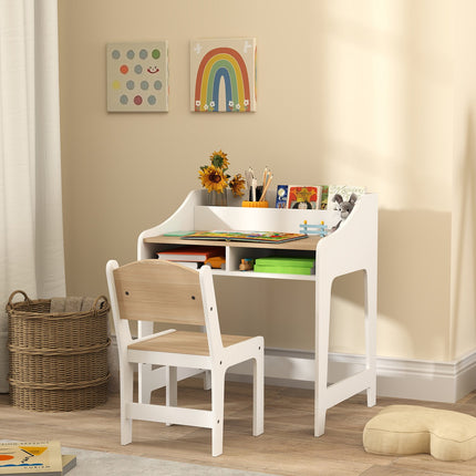 Children's Desk and Chair Set, Ergonomic, Ages 3-8