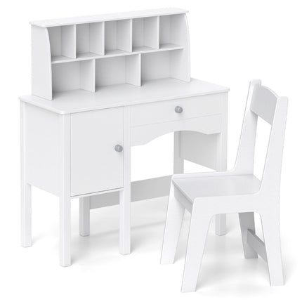 Children's Desk with Chair, Storage & Safety Features