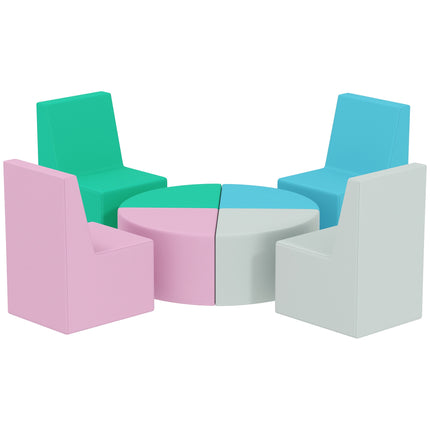 Children's Foam Building Blocks Set, 8-Piece, Multicolor