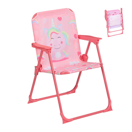 Children's Folding Camping Chair – Animal Motif, Lightweight