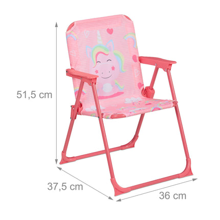 Children's Folding Camping Chair – Animal Motif, Lightweight