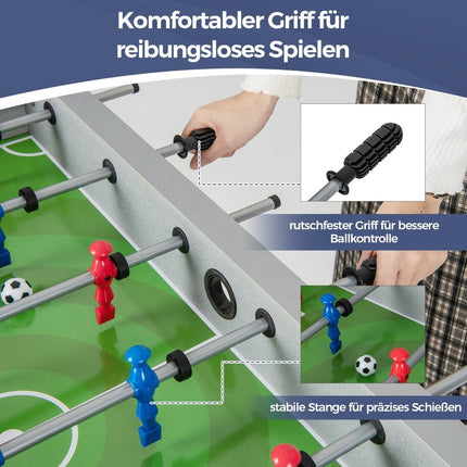 Children's Foosball Table with 2 Balls & 18 Players