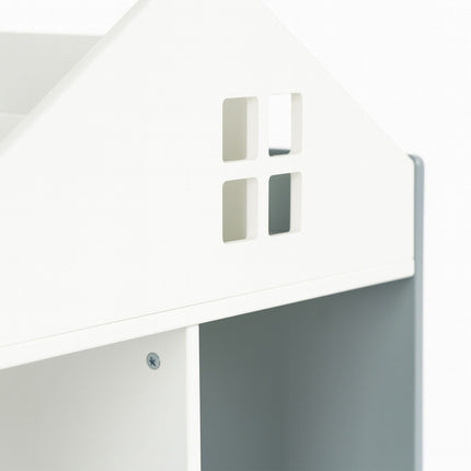 Children's House-Shaped Shelf, MDF and Pine Wood