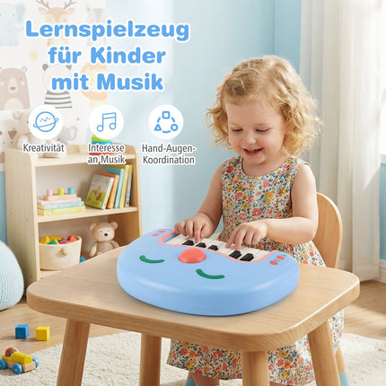 Children's Keyboard Piano with Lights and Music, 13 Keys