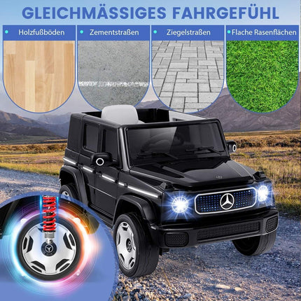 Children's Mercedes-Benz electric car with 2.4G remote control &amp; Headlight 12V electric vehicle black