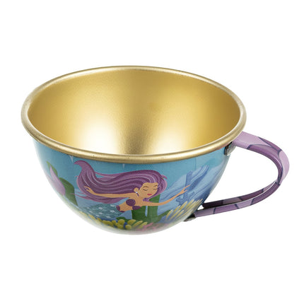 Children's Mermaid Tea Set – Metal, 9-Piece, BPA Free
