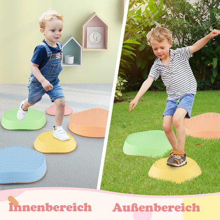 Children's Non-Slip Balance Stones, 80kg Capacity