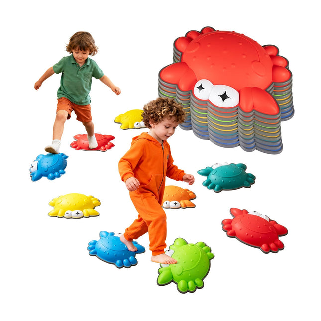 Children's Non-Slip Balance Stones Set, 9-Piece, Colorful