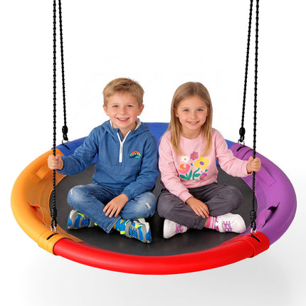Children's Outdoor Nest Swing, 120 cm, Adjustable Rope