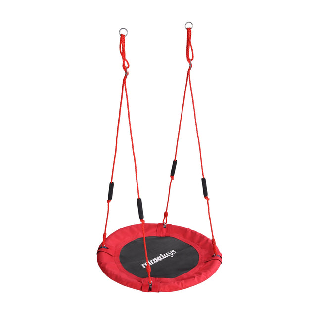 Children's Round Nest Swing with Foam Handles