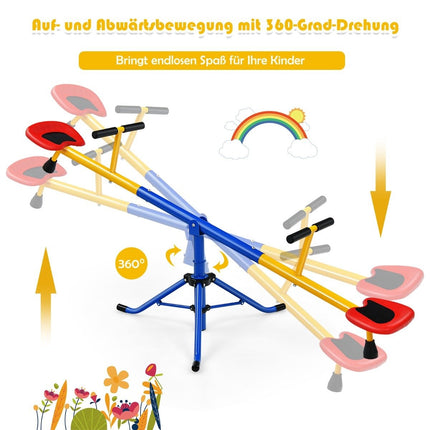 Children's Seesaw Swing – Metal, 2 Seats, 182 cm