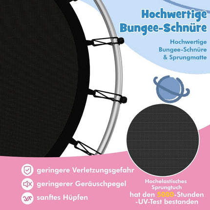 Children's Trampoline with Safety Net, 165cm, 200kg Capacity