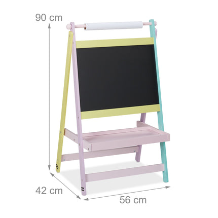 Children's board with paper roll
