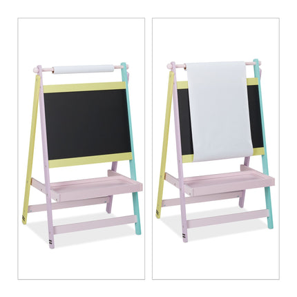 Children's board with paper roll