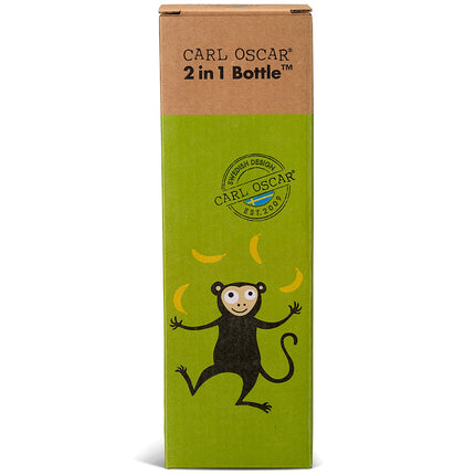 Children's bottle 2 in 1 0.3 + 0.15L Lime