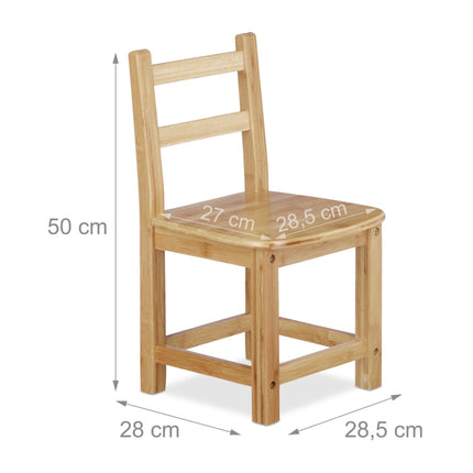 Children's chair RUSTICO nature