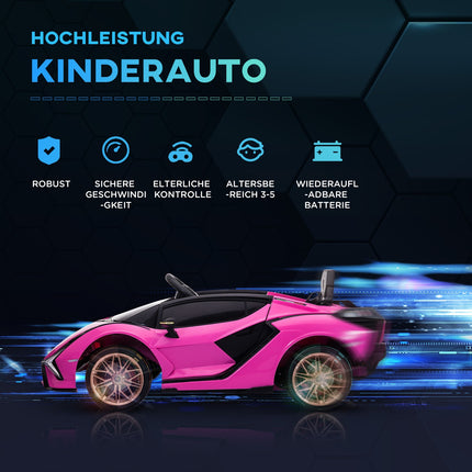 Pink Electric SUV Car for Kids - 3 Gears, MP3, Remote Control