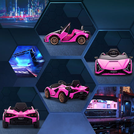 Pink Electric SUV Car for Kids - 3 Gears, MP3, Remote Control