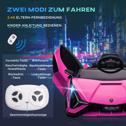 Pink Electric SUV Car for Kids - 3 Gears, MP3, Remote Control