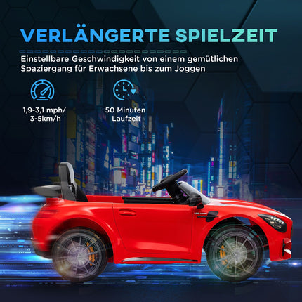 Electric car for children 12V with remote control, USB, lights