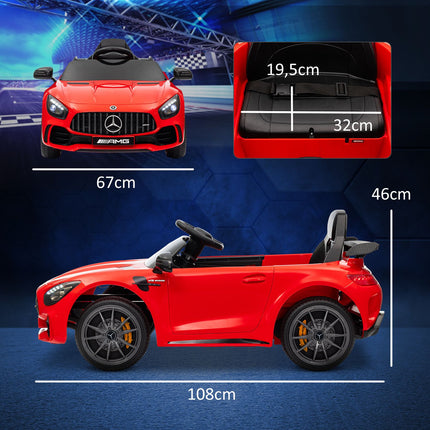 Electric car for children 12V with remote control, USB, lights