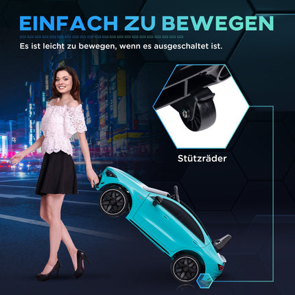 Electric car for children 12V with remote control, USB, lights