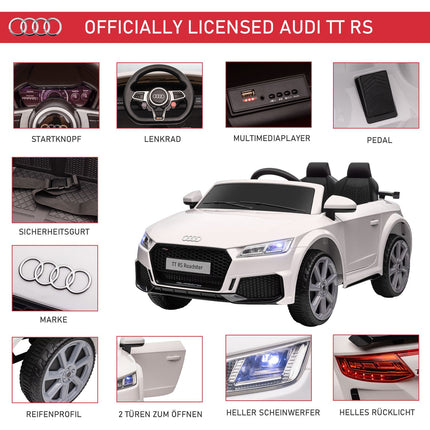 12V electric car for children with remote control, music and lighting
