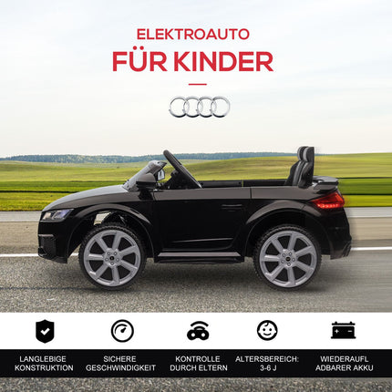 Electric ride-on car for children 3-5, 12V with remote control and music