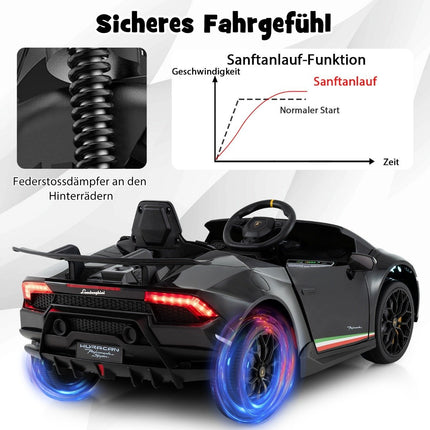 Children's electric car Lamborghini 12V children's car electric with remote control black