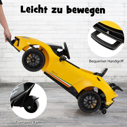 Children's electric car Lamborghini 12V children's car electric with remote control yellow