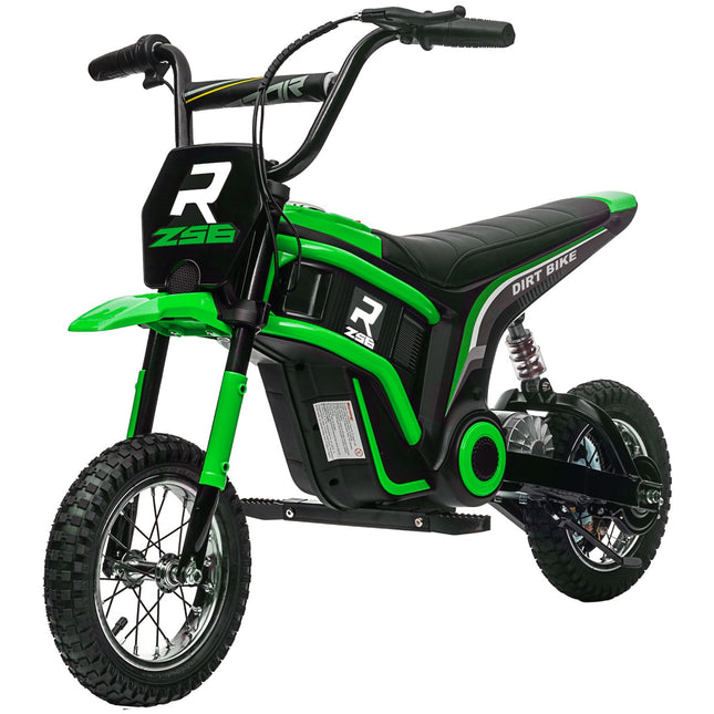 Electric motorcycle for children, 12V, Horn & Light, Green
