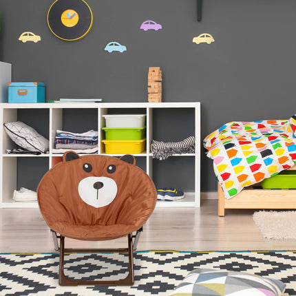 Children's moon chair foldable