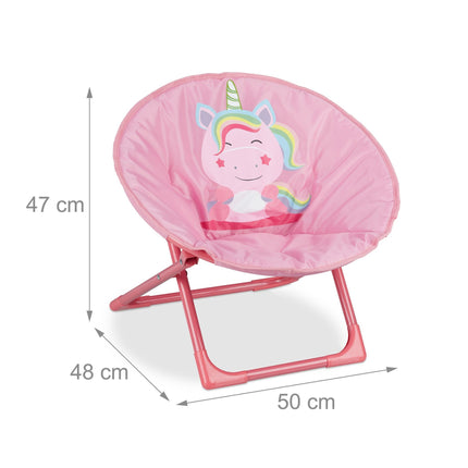 Children's moon chair foldable