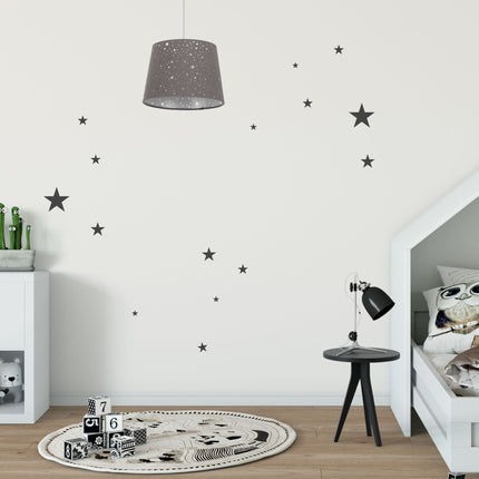 Children's room lamp in fabric