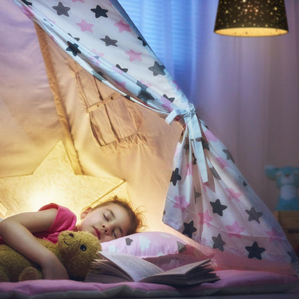 Children's room lamp in fabric