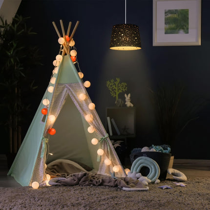 Children's room lamp in fabric