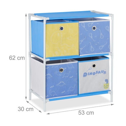 Children's shelf Dino with drawers