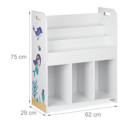 Children's shelf for books and toys