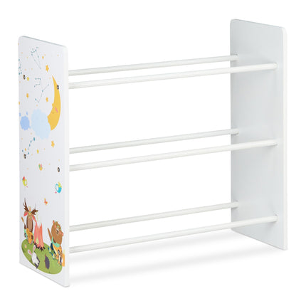 Children's shelf with 9 drawers and motif