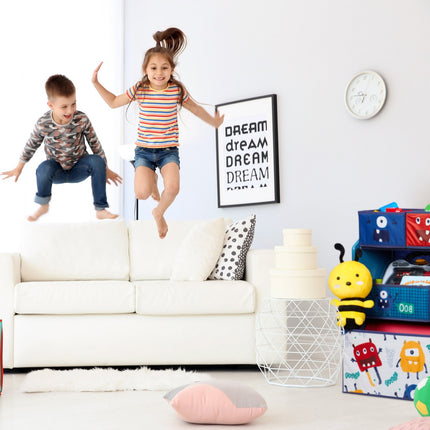 Children's shelf with drawers Monster