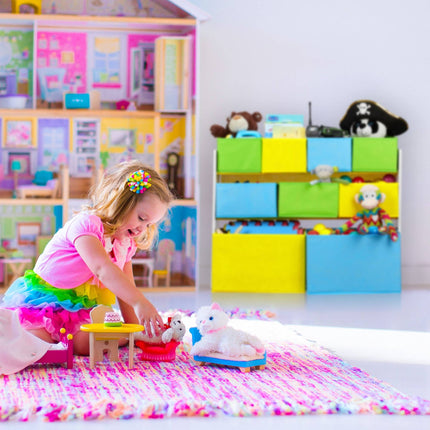 Children's shelf with motif and 9 drawers