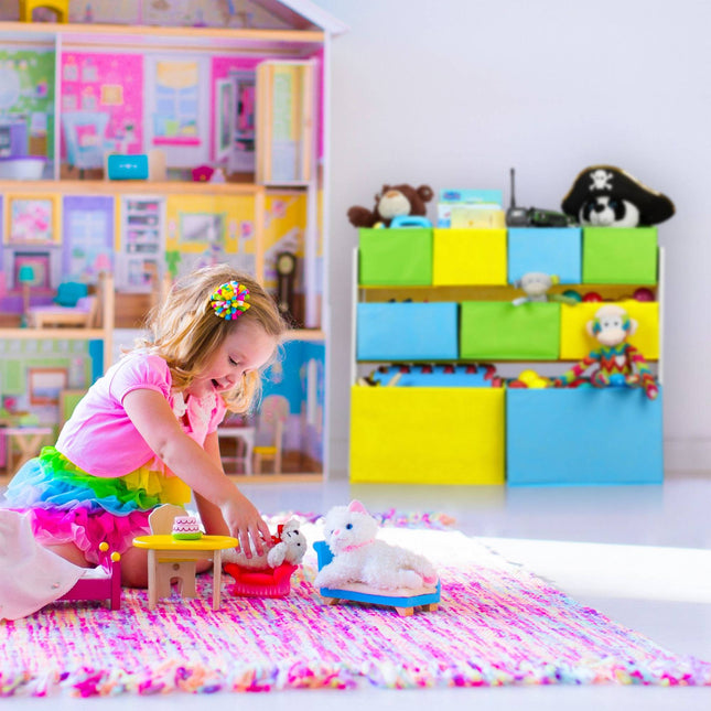 Children's shelf with motif and 9 drawers